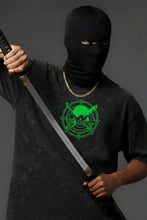 Zoro / Three Swords Style Onigiri / Unisex Acid Wash Oversize T-shirt