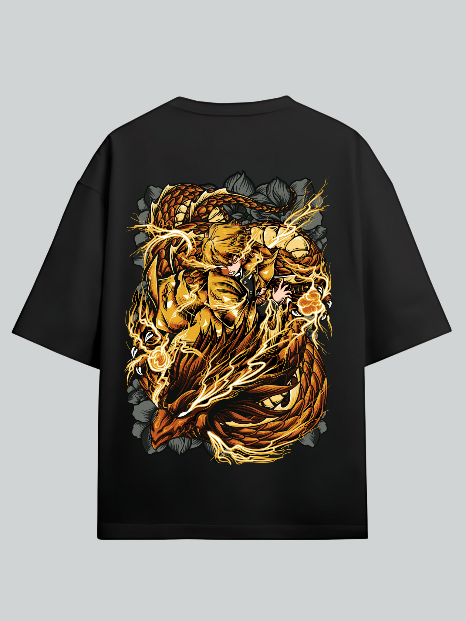 Zenitsu Agatsuma/ Demon Slayer/ Unisex Oversize T-Shirt