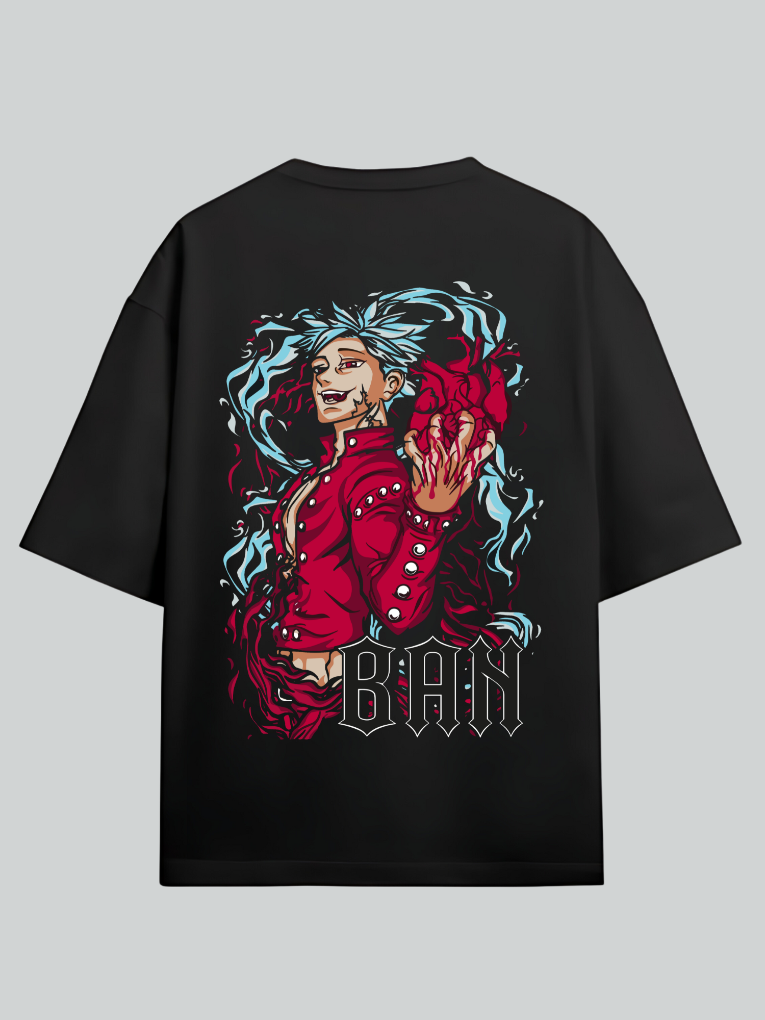 Ban / Seven Deadly Sins / Unisex Oversize T-shirt.