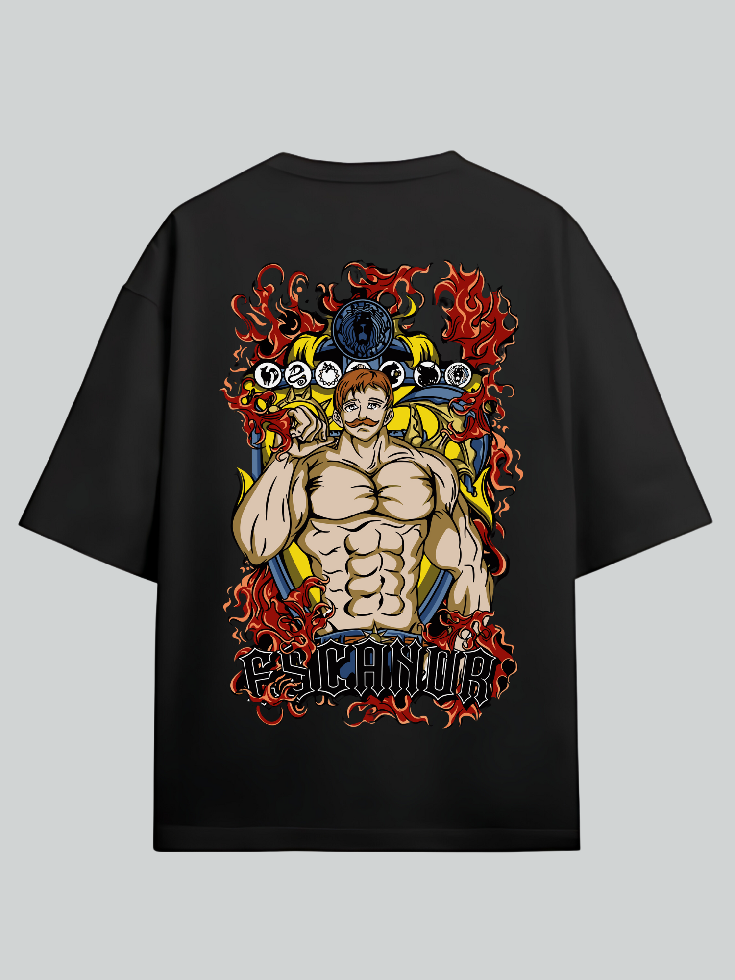 Escanor / Seven Deadly Sins / Unisex Oversize T-shirt.