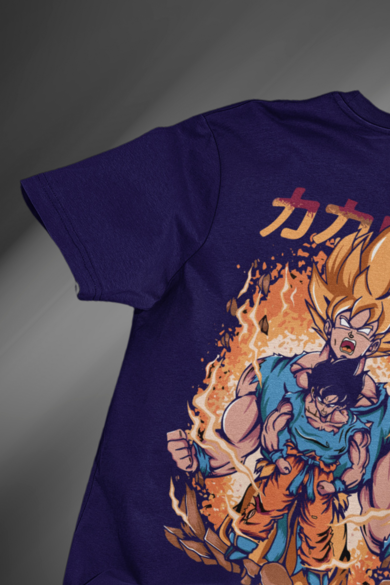 Sayian Goku / Dragonball Z / Unisex Oversize T-Shirt.