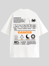 Zodiac Cancer/ Unisex Oversized T-shirt