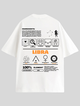 Zodiac Libra / Unisex Oversized T-shirt