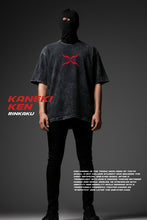 kaneki ken / Rinkaku / Tokyo Ghoul / Unisex Anime Acidwash Oversize T-shirt