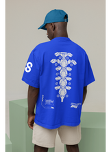 COMBAT SUIT / Kaiju no 8 / Unisex Oversize T-shirt / Royal Blue