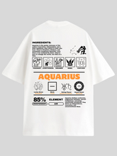 Zodiac Aquarius / Unisex Oversized T-shirt