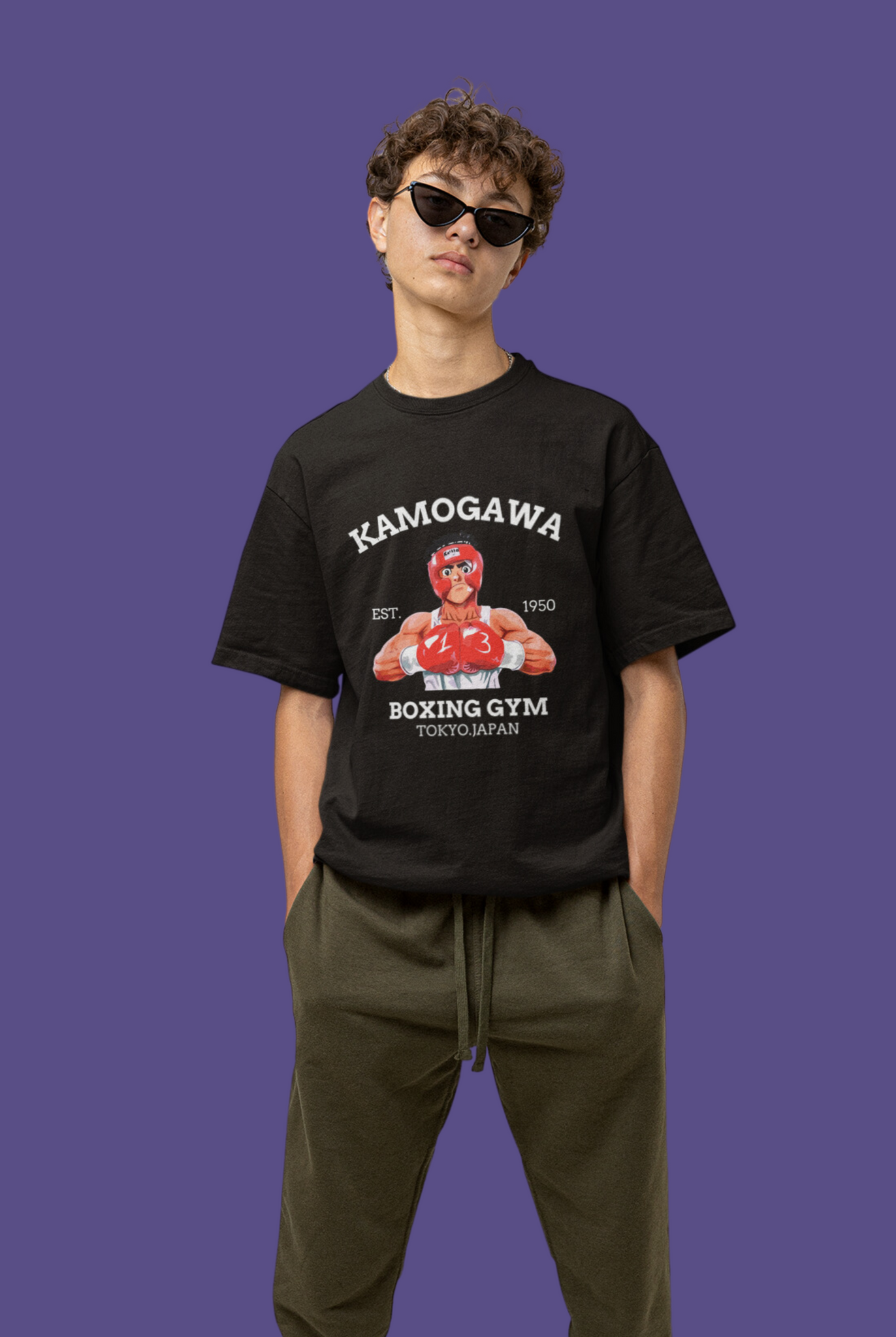 Hajime no Ippo (IPPO) Unisex Oversize T-Shirt.