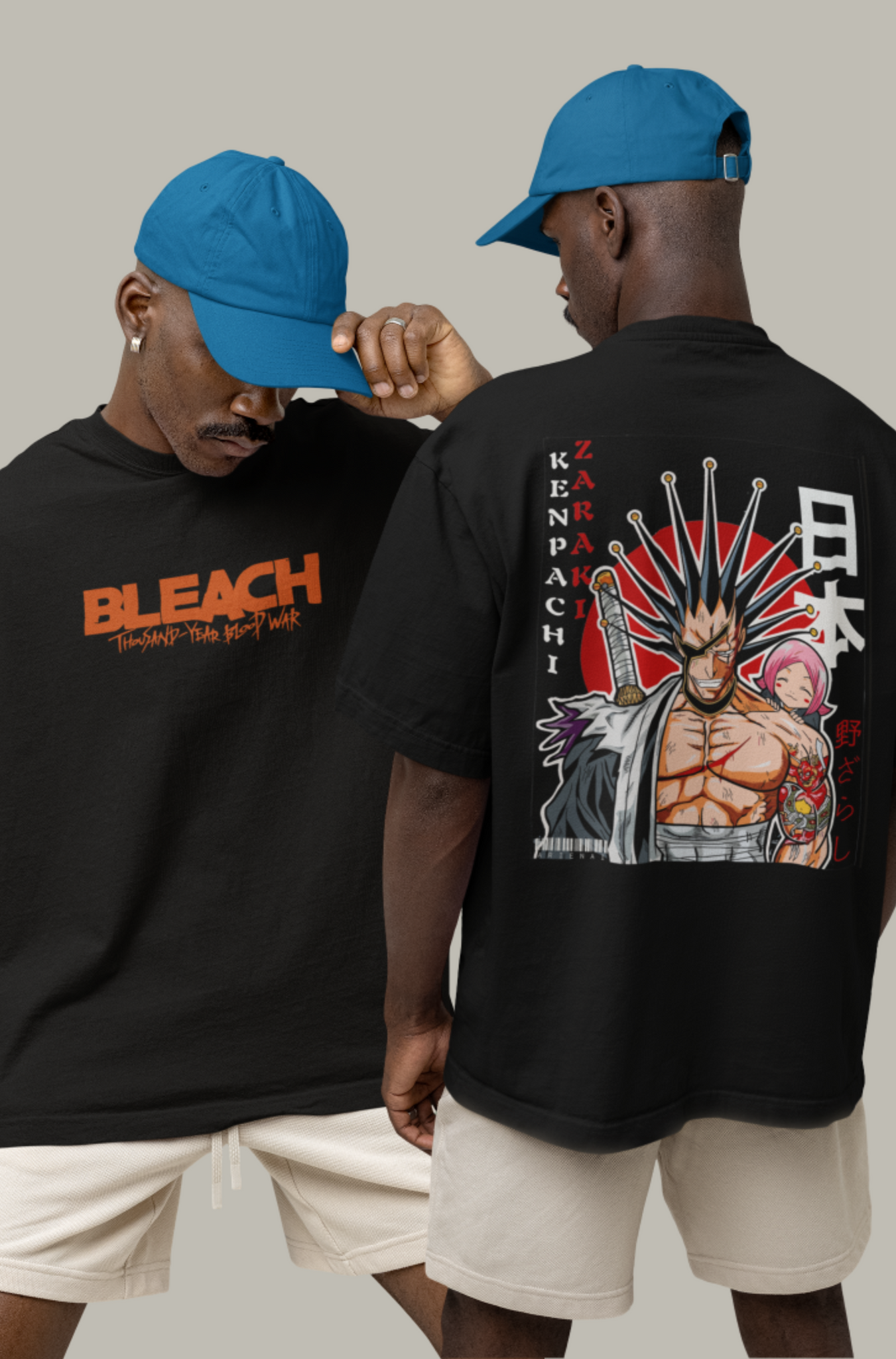 Bleach (Kenpachi Zaraki) Unisex Oversize T-shirt