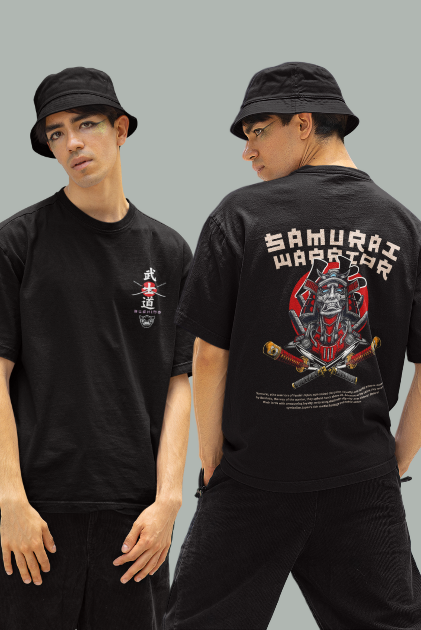 Samurai (BUSHIDO) Unisex Oversize T-shirt