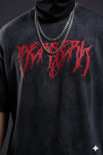 Guts / Black Swordsman / Unisex Acid Wash Oversize T-shirt