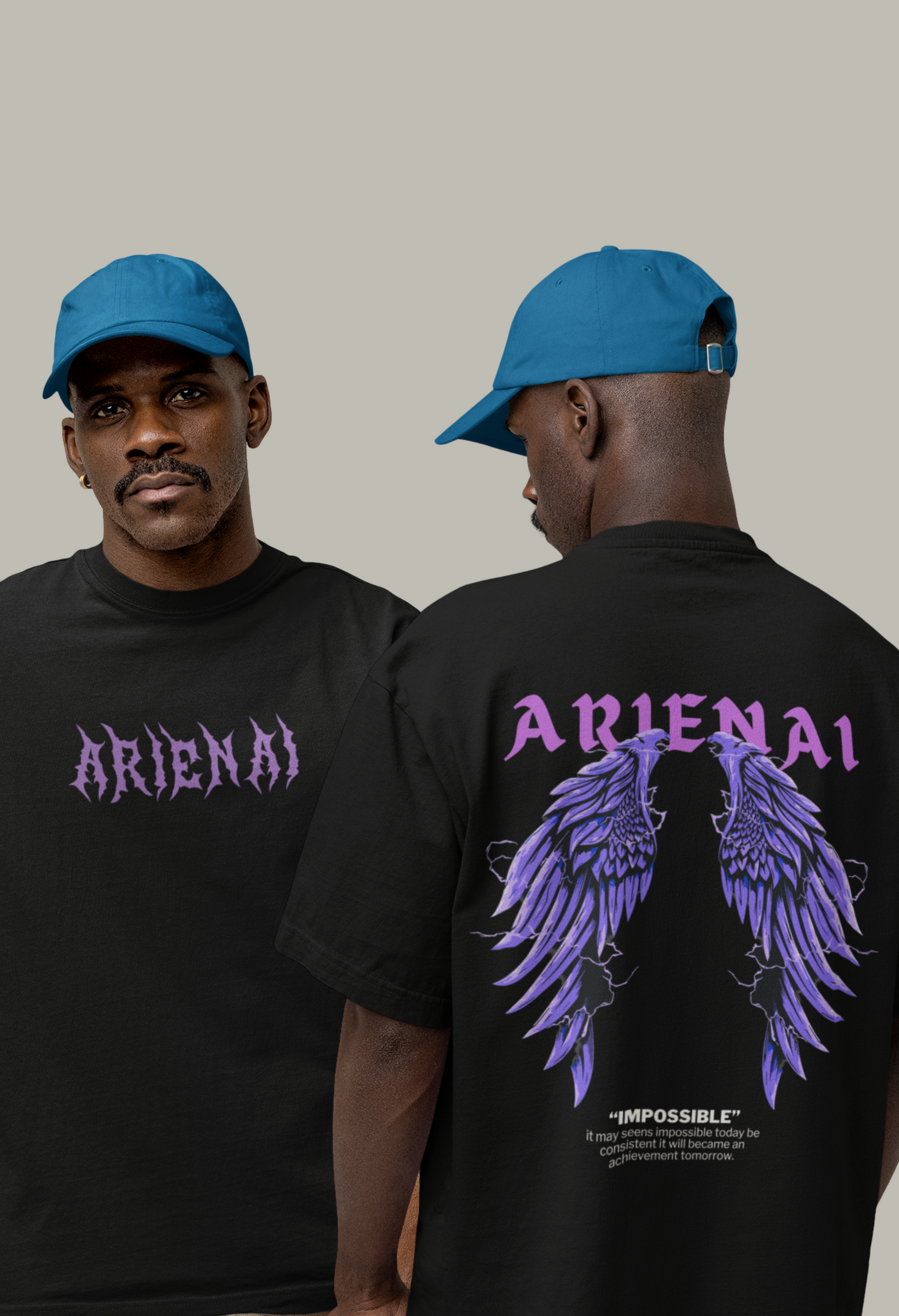 ARIENAI Originals (IMPOSSIBLE) Unisex Oversize T-shirt