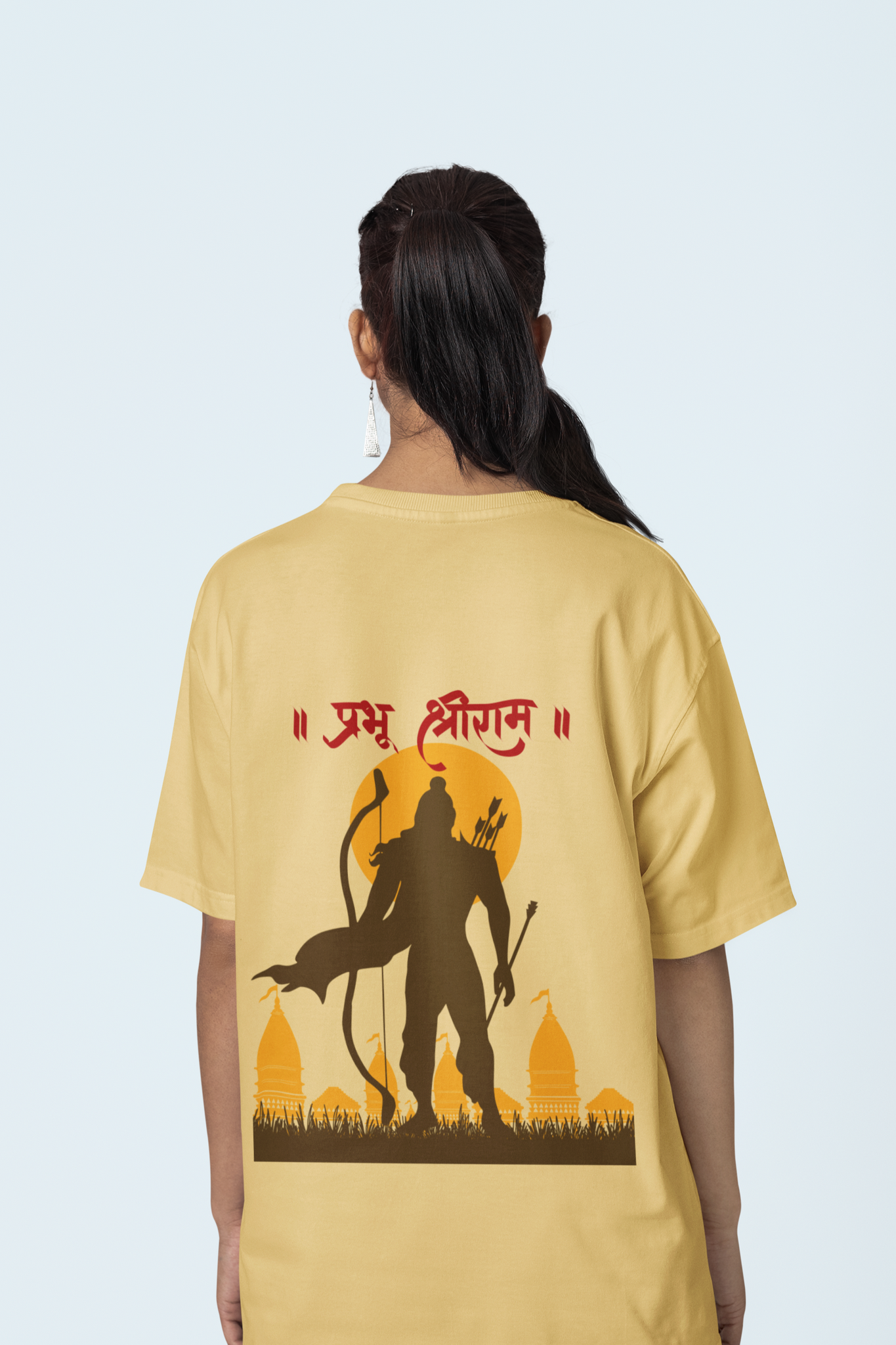 Prabhu Shree Ram Unisex Oversize T-Shirts