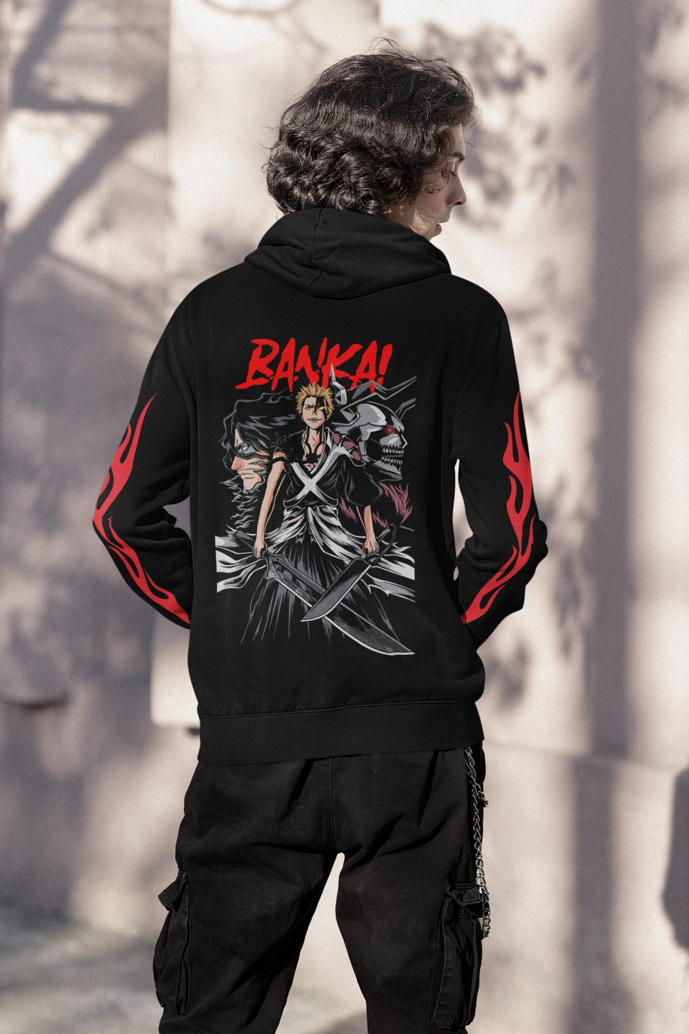 Final Form / Kurosaki Ichigo / Bleach/ Unisex Oversize Hoodie.