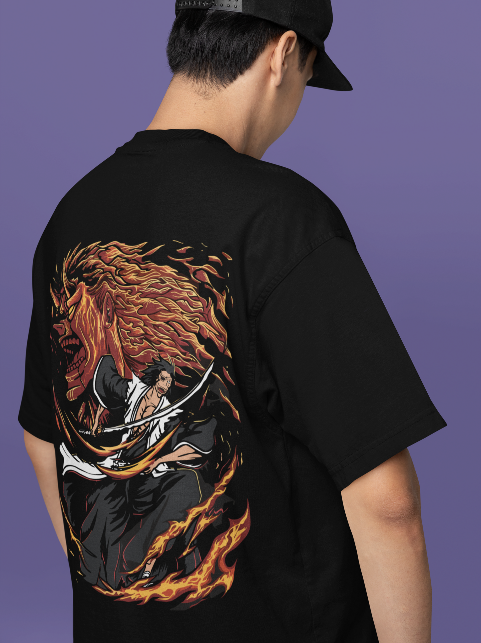 zaraki kenpachi/ Bleach/ Unisex Oversize T-Shirt