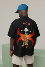 Fire fist ace / One Piece/ Unisex Anime Oversize T-Shirt