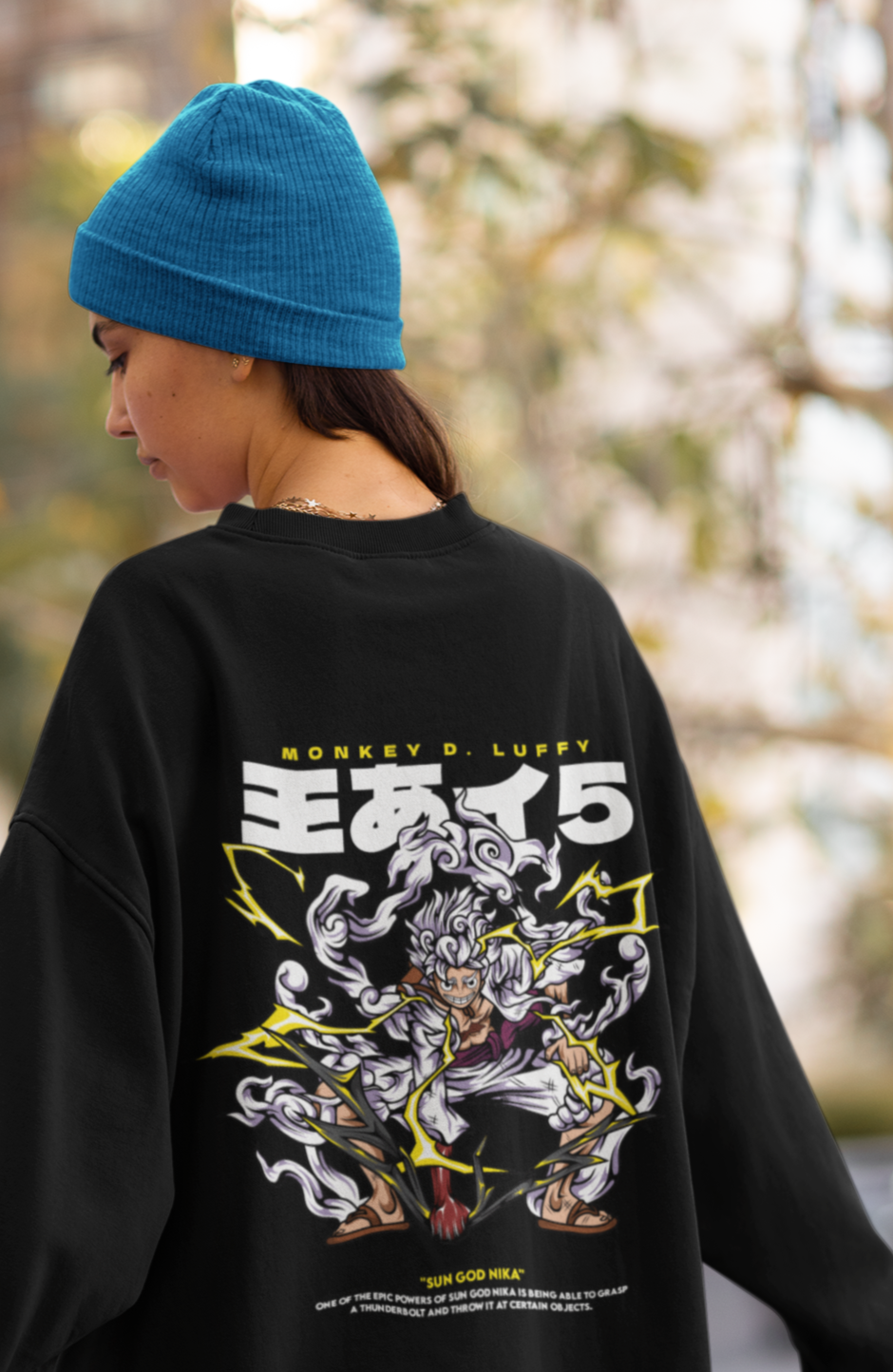 Gear 5 / One Piece / Unisex Anime Oversize Sweatshirt