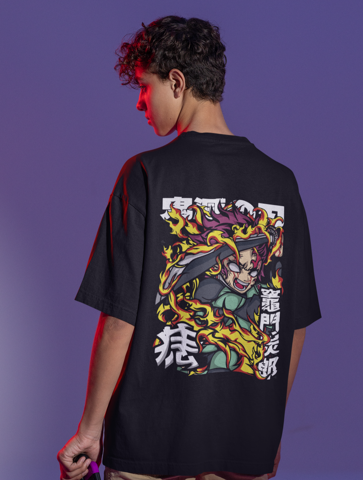 Tanjrio Kamado/ Demon Slayer/ Unisex Oversize T-Shirt