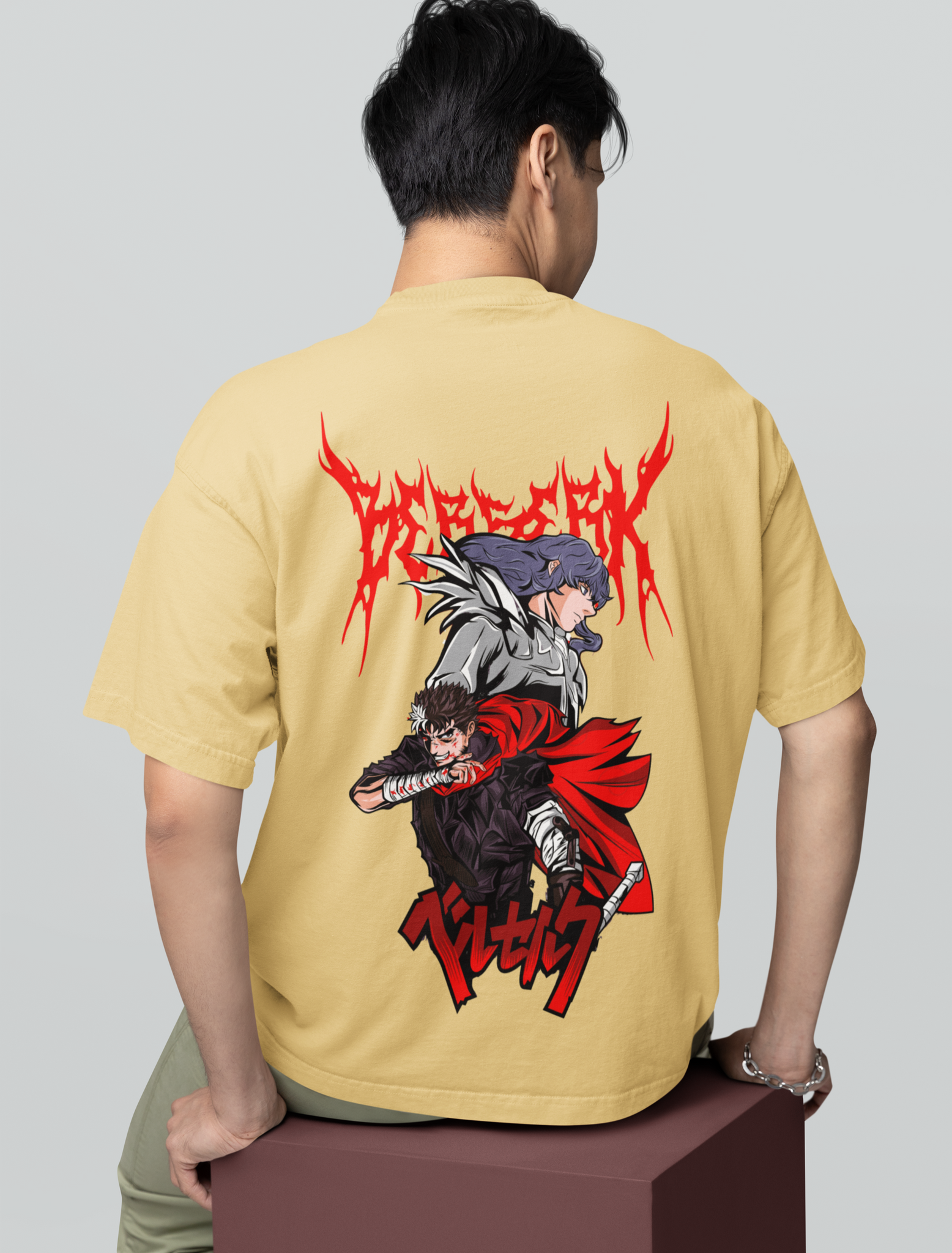 Guts & Griffith/ Berserk/ Unisex Oversize T-shirt.