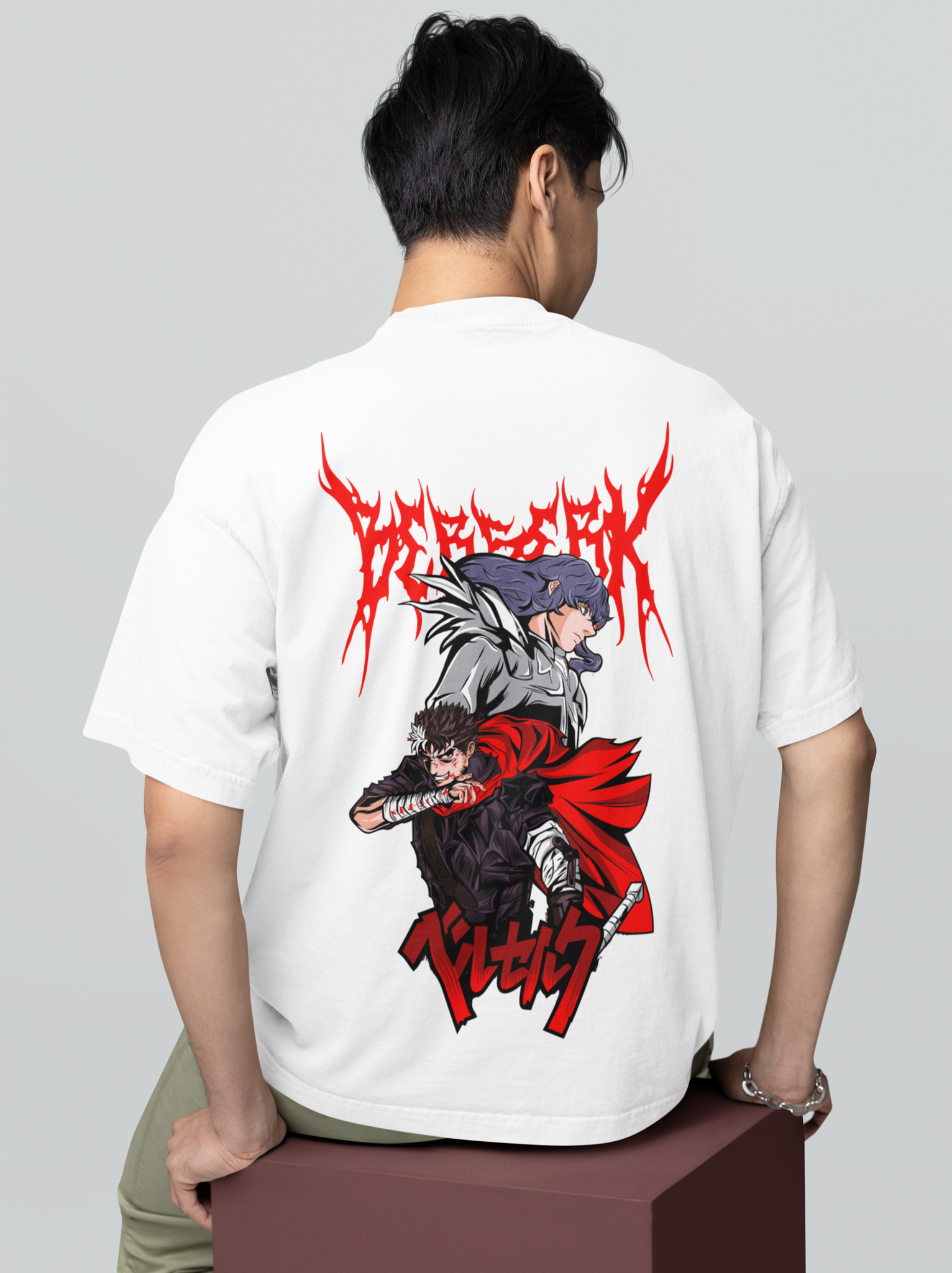 Guts & Griffith/ Berserk/ Unisex Oversize T-shirt.