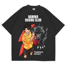 Naniwa boxing gym / Takeshi Sendo / Hajime no ippo / Unisex Anime Oversize T-Shirt