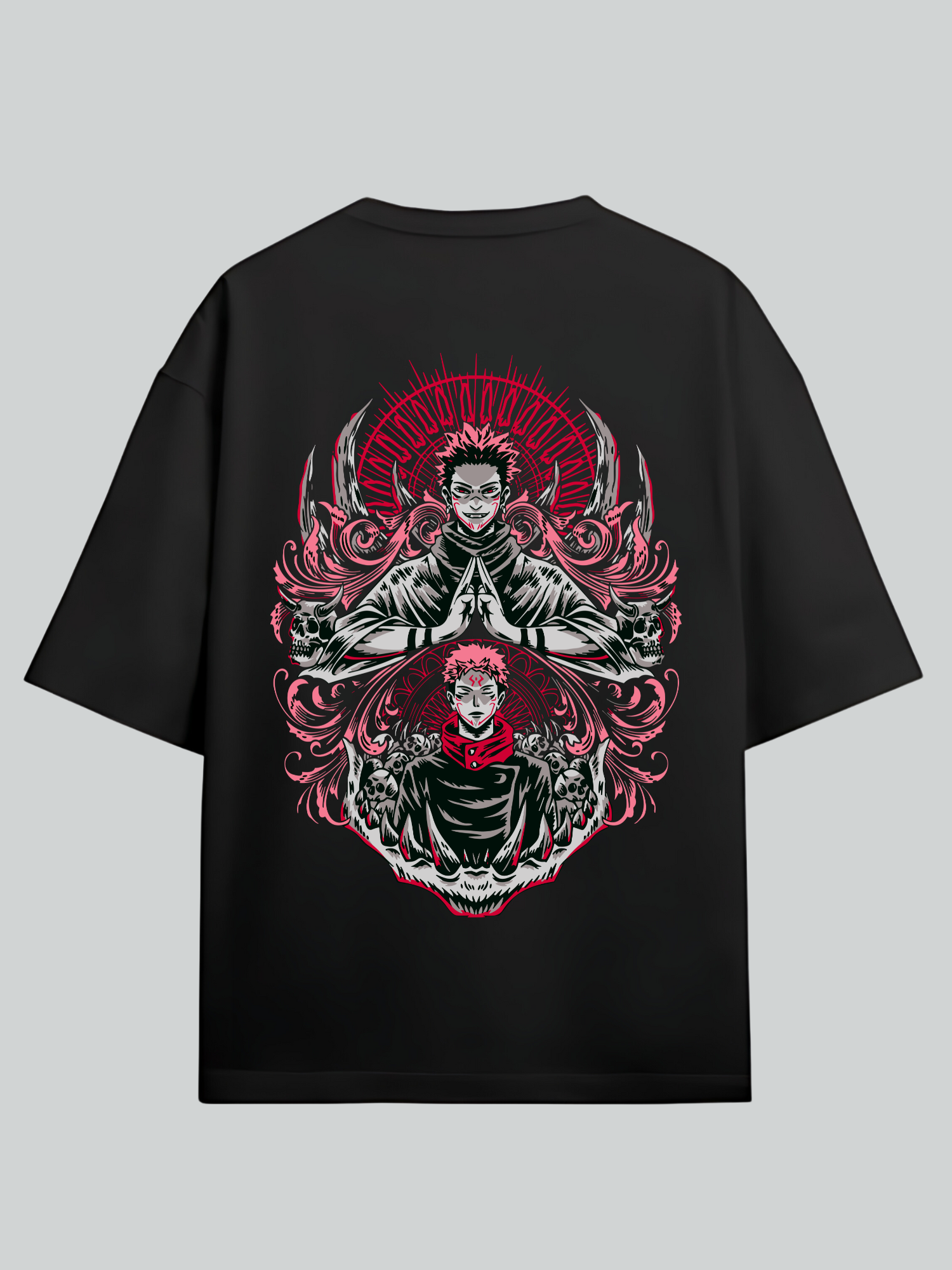 Sukuna  X Itadori / Jujutsu Kaisen / Unisex Oversize T-Shirt