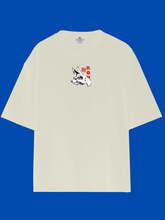 Kon X Aki Hayakawa/ Chainsaw Man/ Off White Unisex Oversize T-Shirt.