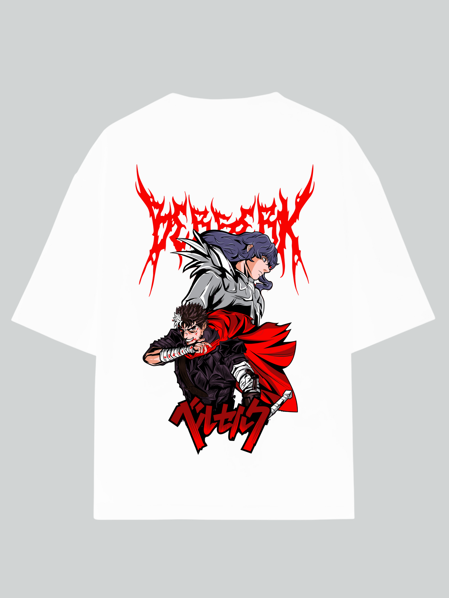 Guts & Griffith/ Berserk/ Unisex Oversize T-shirt.