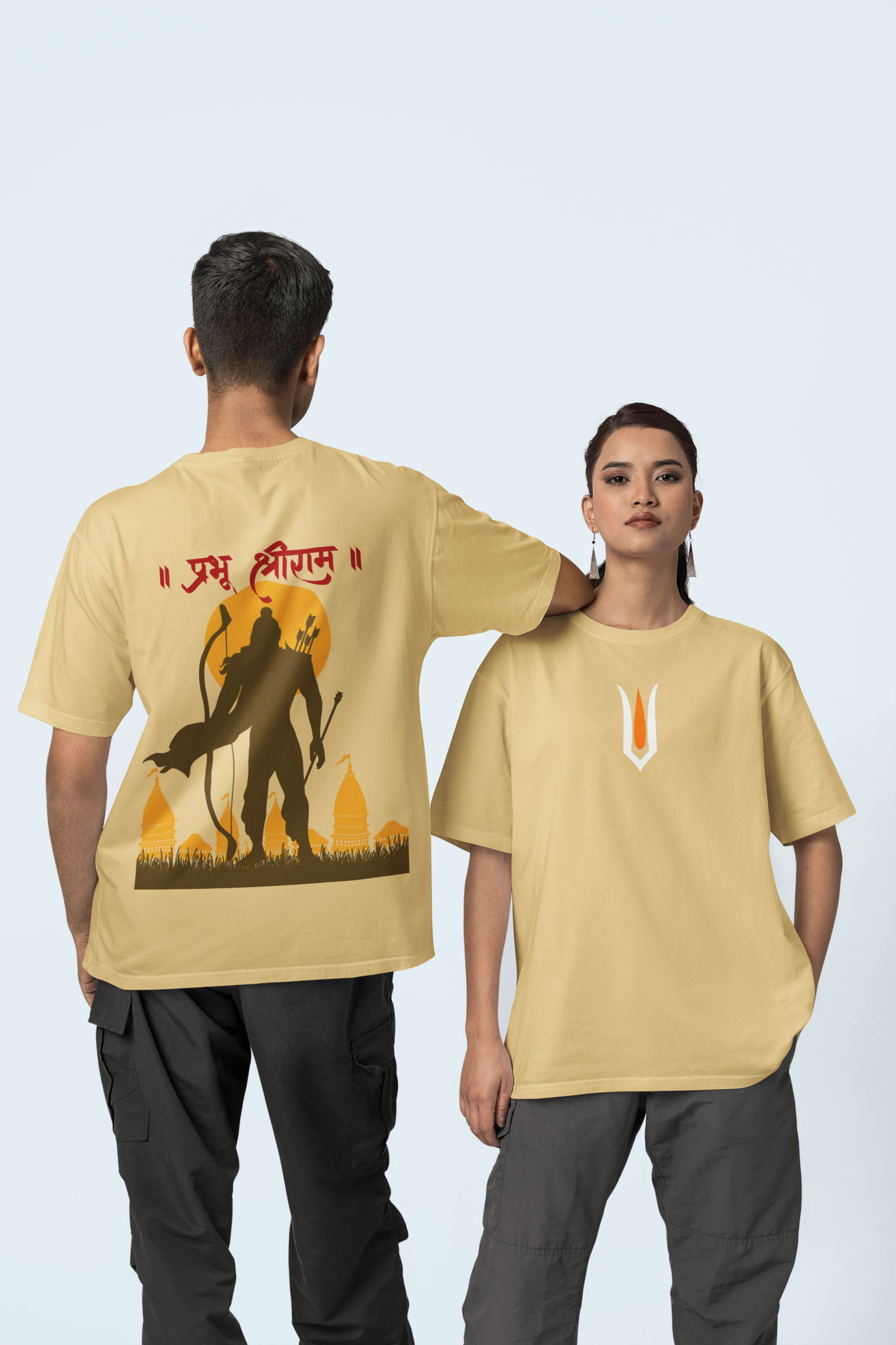 Prabhu Shree Ram Unisex Oversize T-Shirts