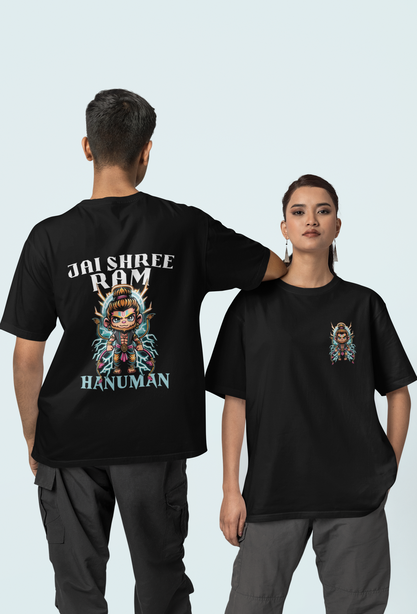 Lord Hanuman Unisex Oversize T-Shirt