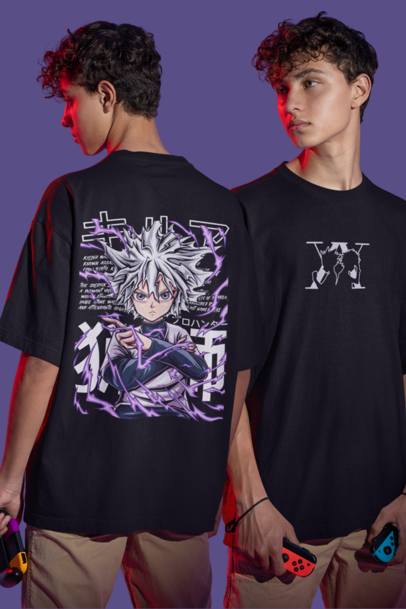 Hunter X Hunter (Killua) Unisex Oversize T-Shirt