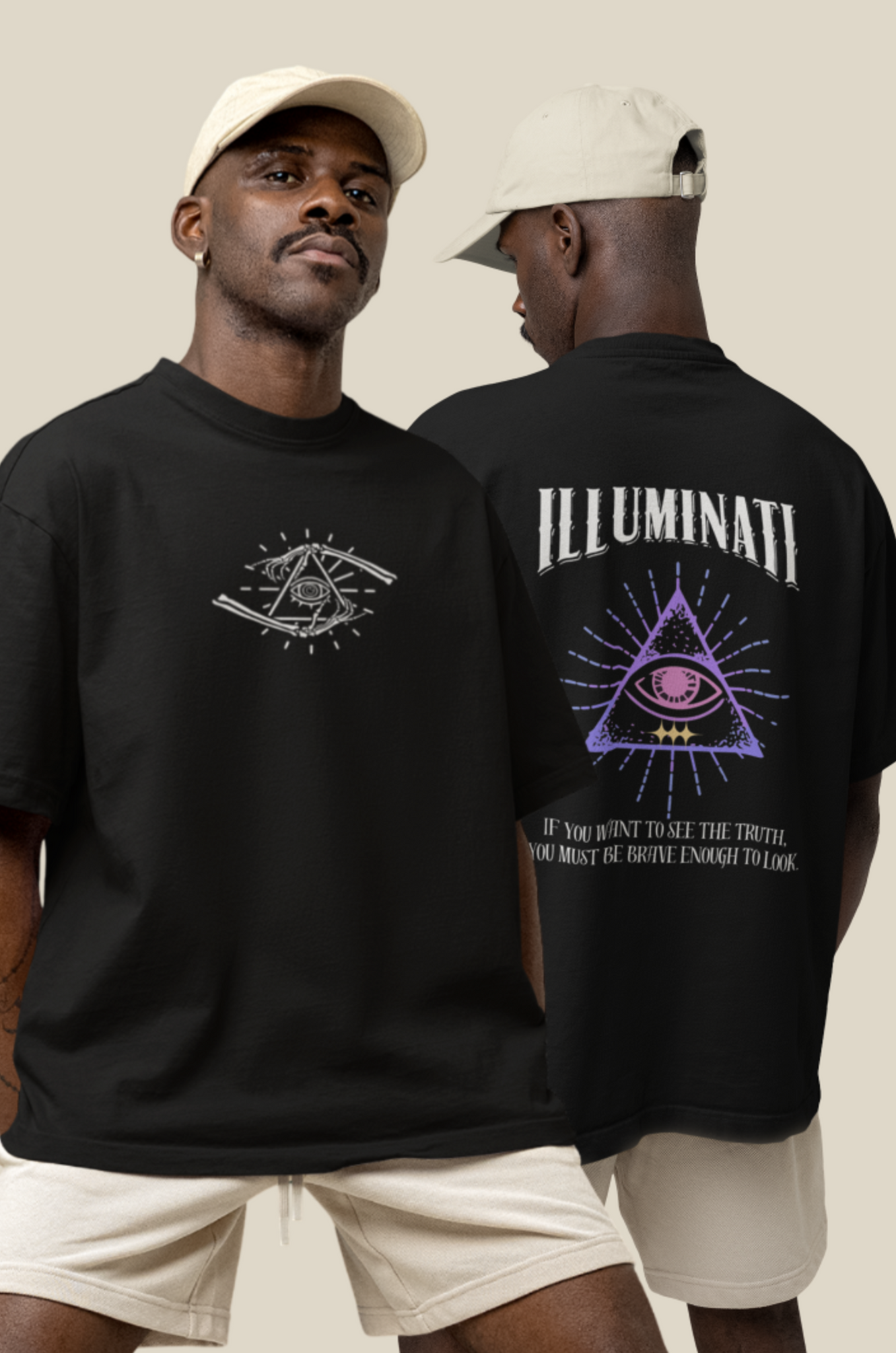 Illuminati Unisex Oversize T-shirt