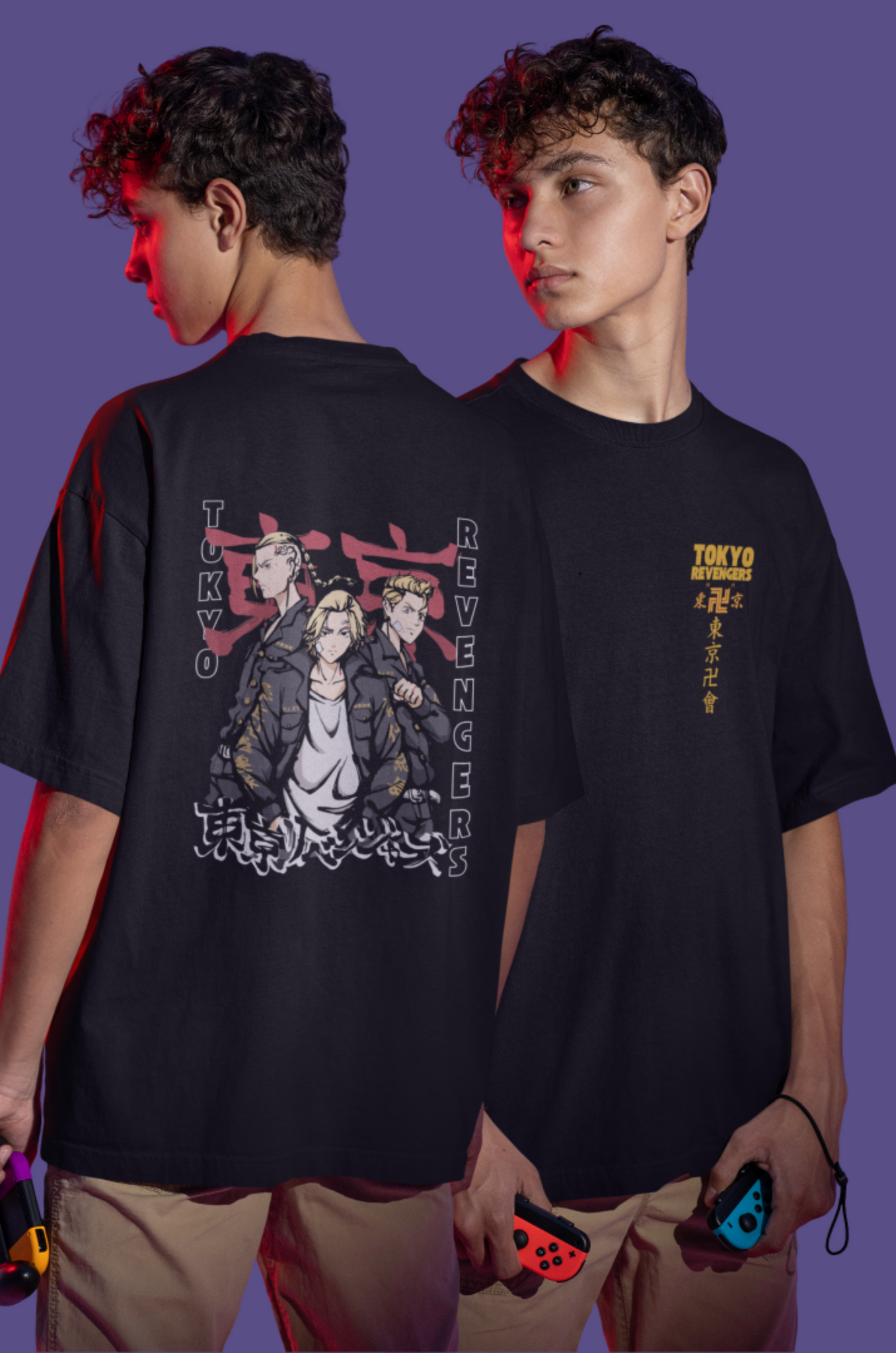 Tokyo Revengers (Tokyo Manji gang) Unisex Oversize T-shirt