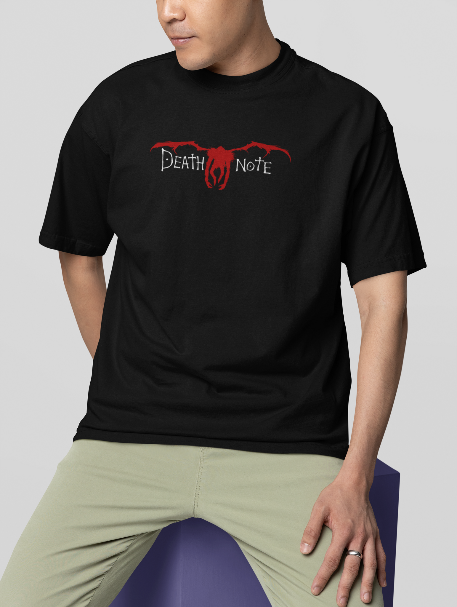 Kira, Light & L/ Death Note/ Unisex Oversize T-Shirt