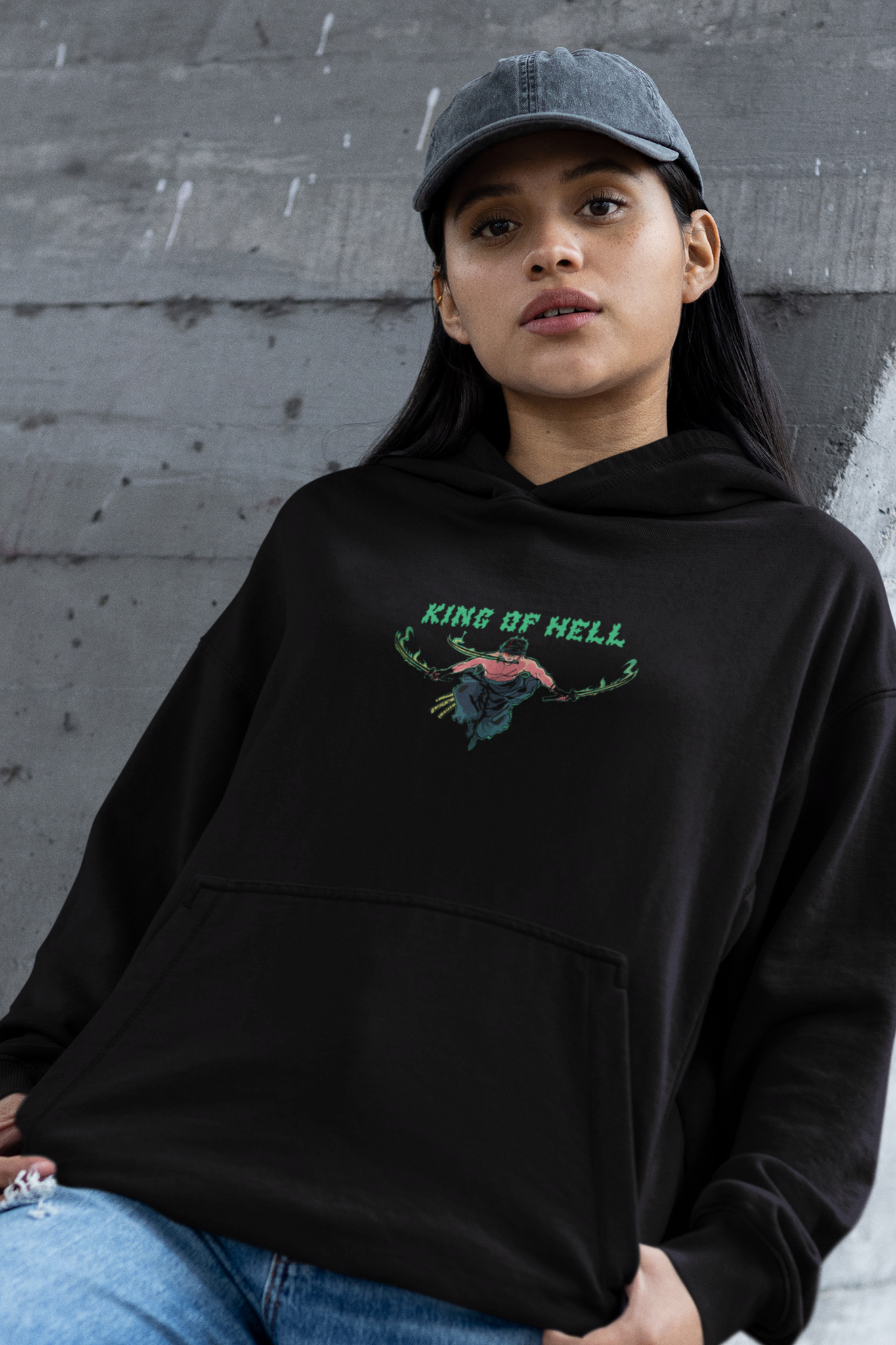 King Of Hell / One Piece / Unisex Classic Fit Hoodie.