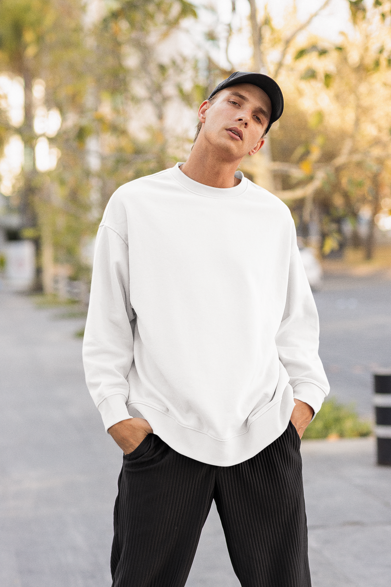 Solid : Unisex Oversize sweatshirts