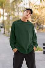 Solid : Unisex Oversize sweatshirts
