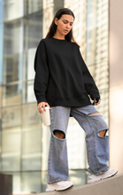 Solid : Unisex Oversize sweatshirts