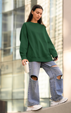 Solid : Unisex Oversize sweatshirts