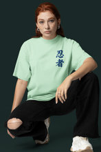 Senju Tobirama / Water Dragon / Naruto / Unisex Oversize T-shirt Sage Green