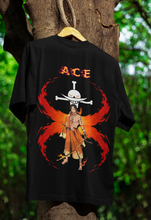 Fire fist ace / One Piece/ Unisex Anime Oversize T-Shirt