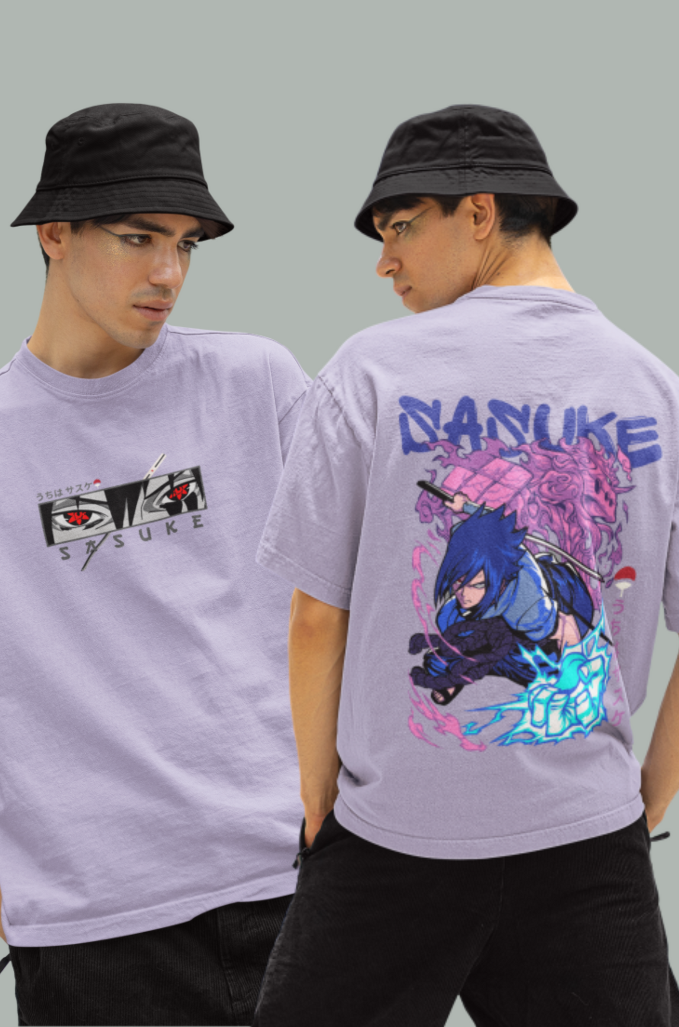 Naruto ( Uchiha Sasuke) Unisex Oversize T-shirt