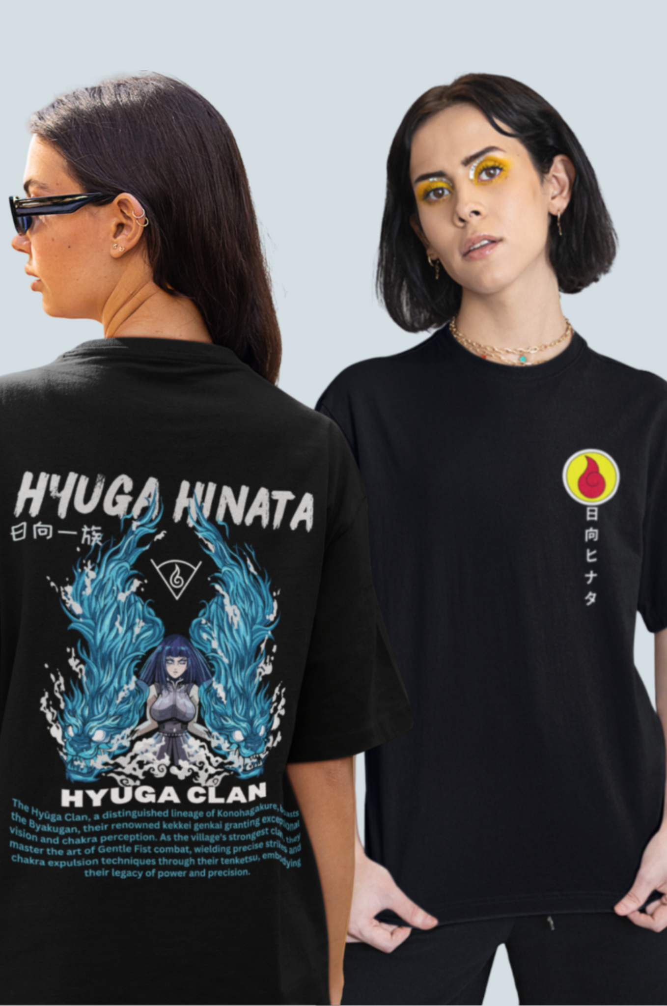 Naruto ( Hyuga Hinata) Unisex Oversize T-shirt