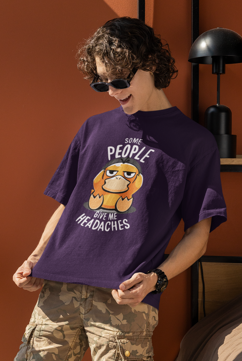 Pokemon (Psyduck) Unisex Oversize T-shirt