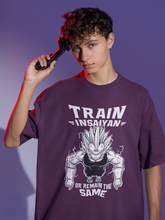 Insaiyan mode / Dragonball Z / Unisex Oversize T-Shirt (WINE COLOR)