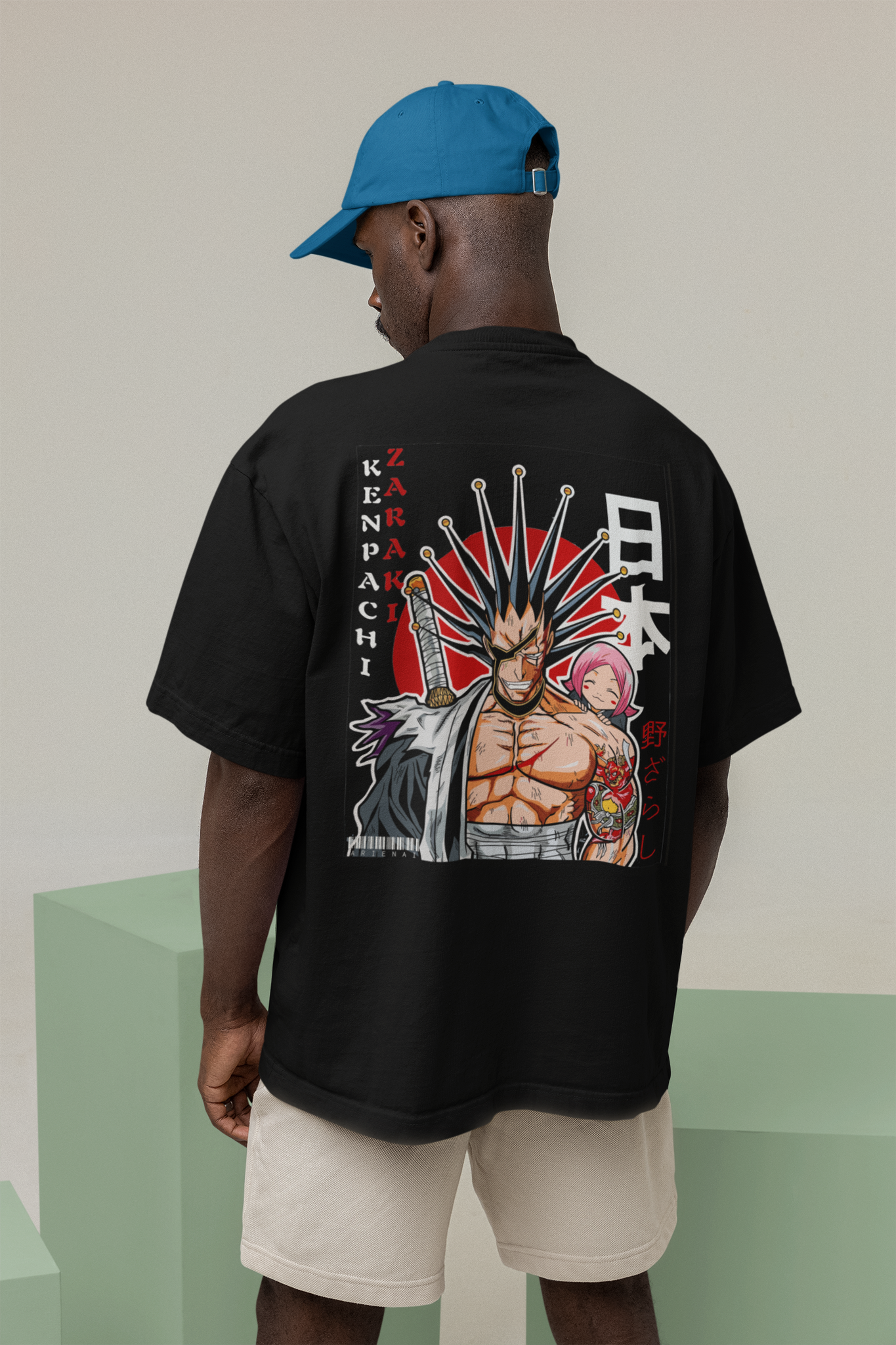 Bleach (Kenpachi Zaraki) Unisex Oversize T-shirt