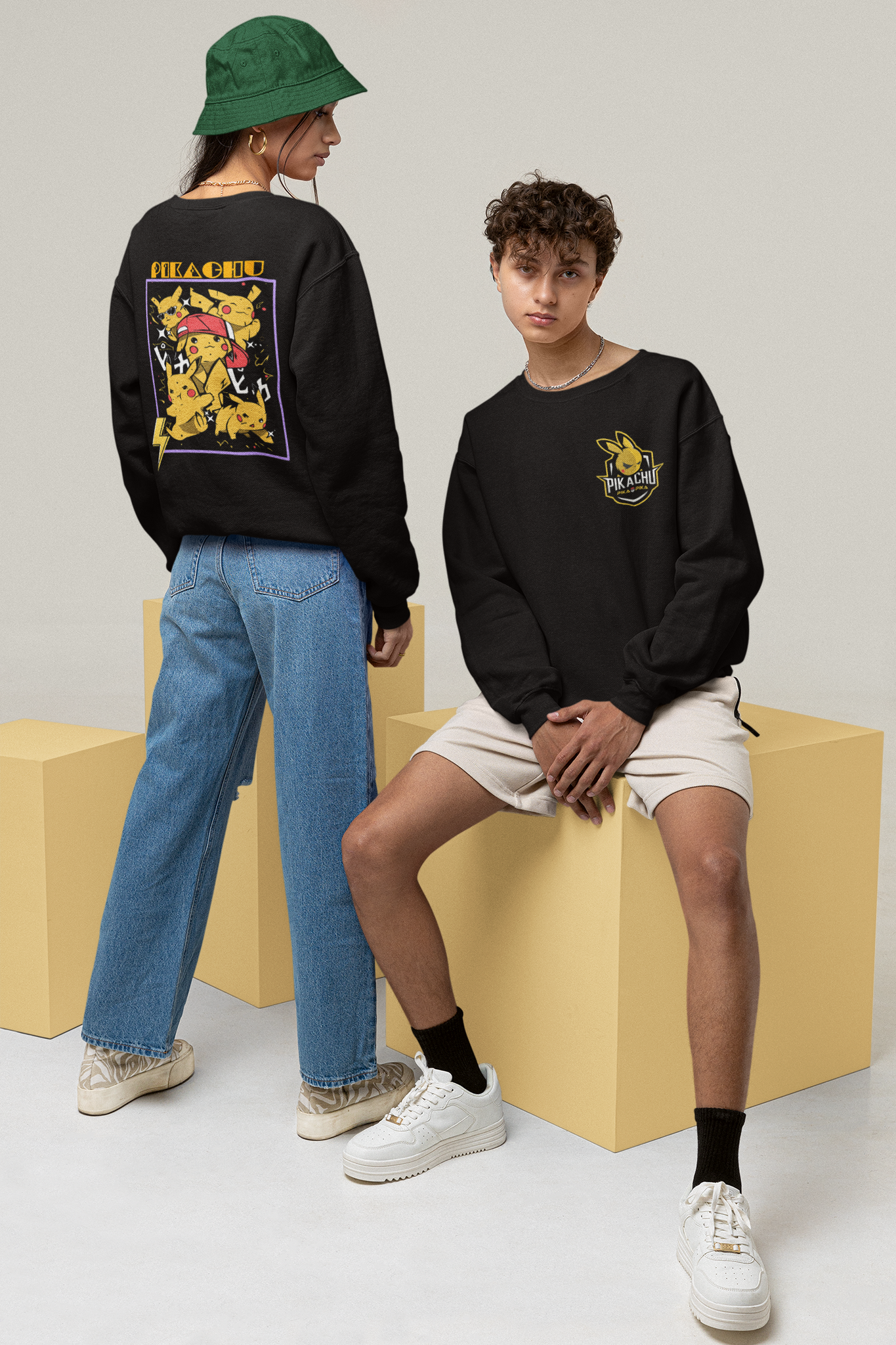 Pokemon (Pikachu) Unisex Classic Fit Sweatshirt