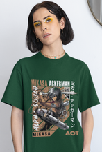 Attack On Titan (Mikasa Ackerman) Unisex Oversize T-shirt