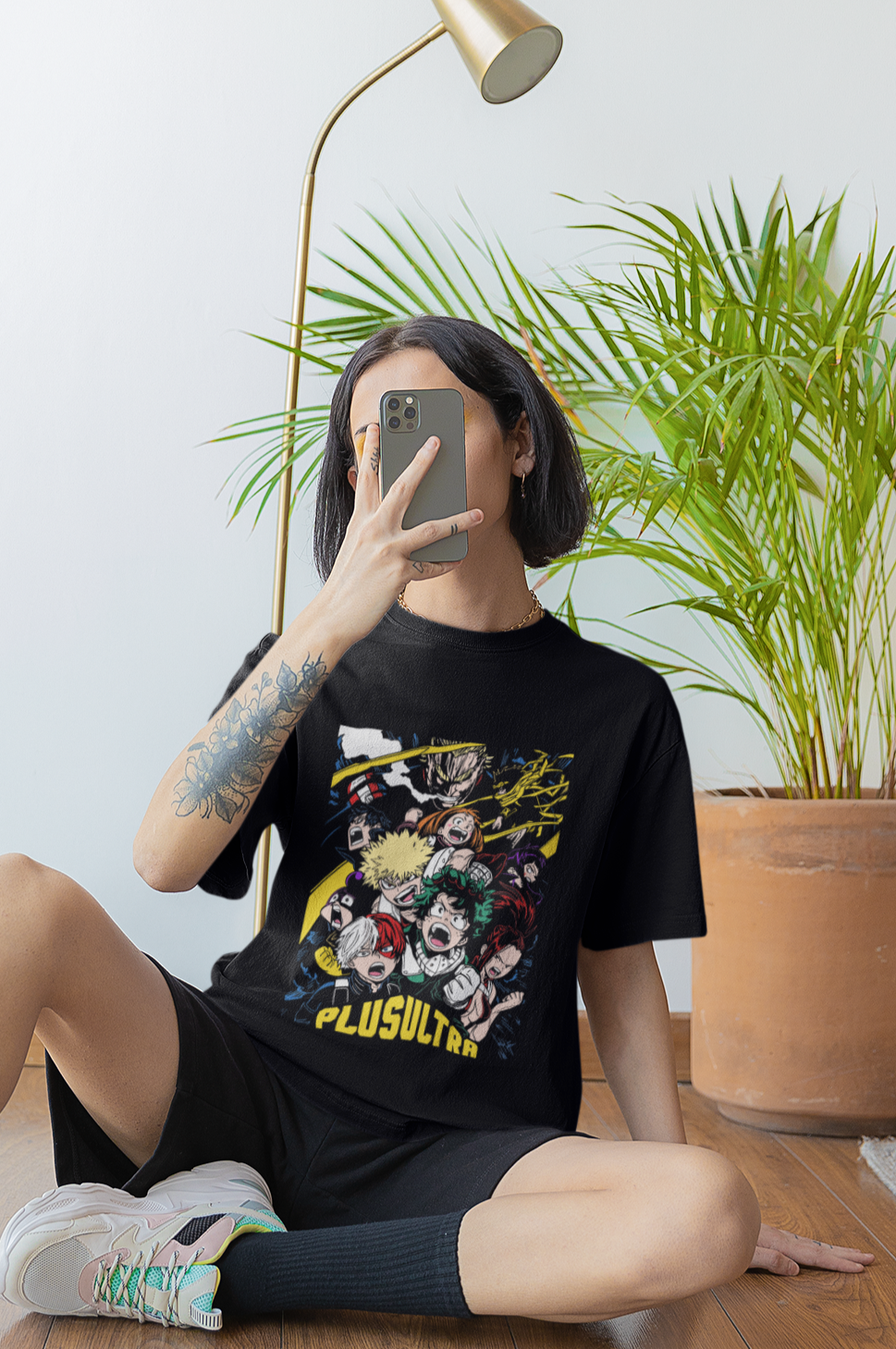 PLUS ULTRA / My Hero Academia / Unisex Oversize T-Shirts