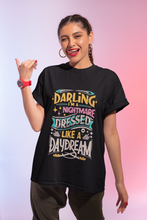 Blank Space (Lyrics) Oversize T-shirt for Women
