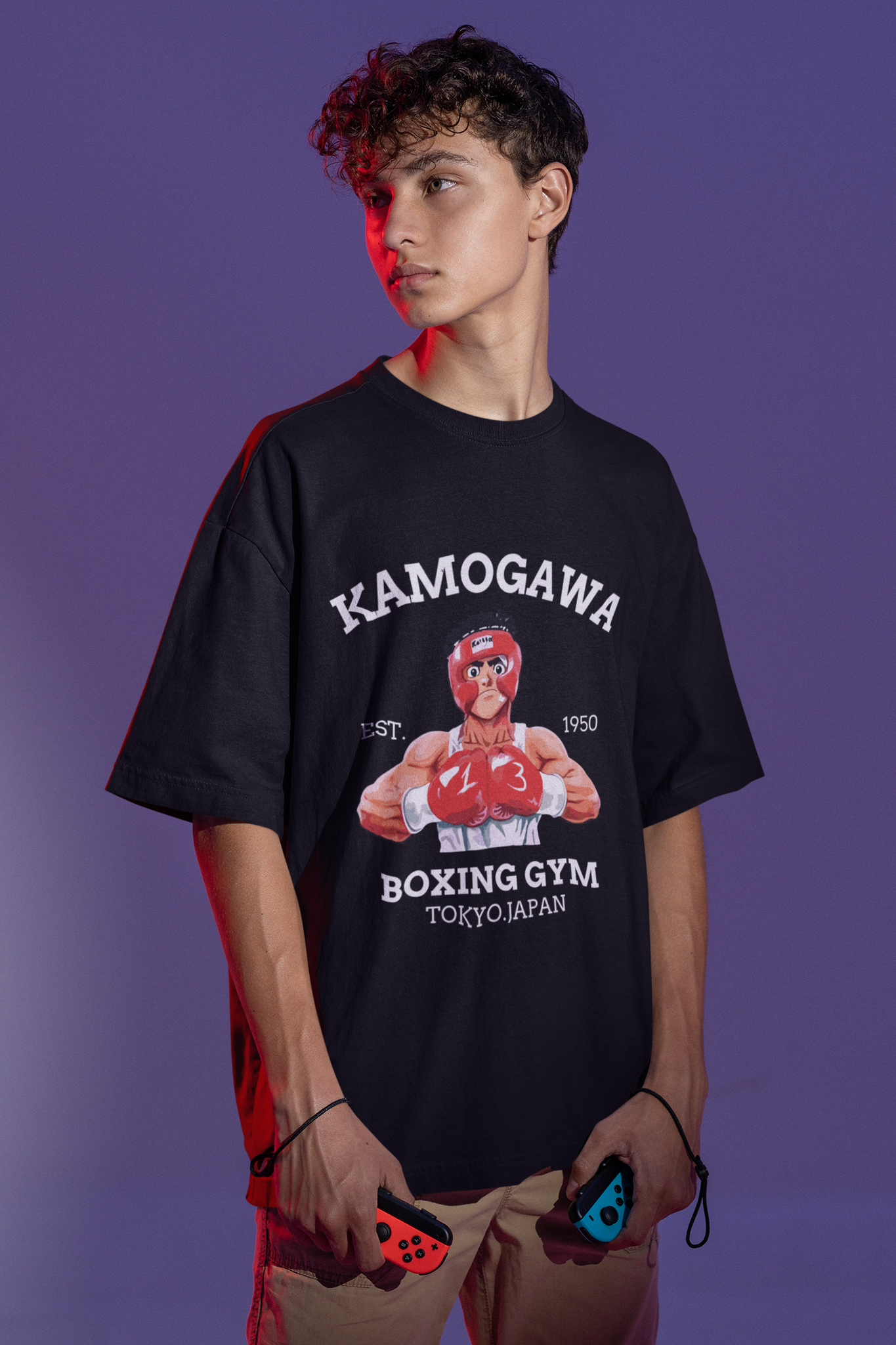 Hajime no Ippo (IPPO) Unisex Oversize T-Shirt.